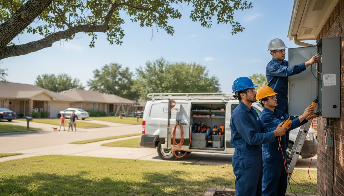 Certified electrician providing emergency electrical services in Snow Lake, AR